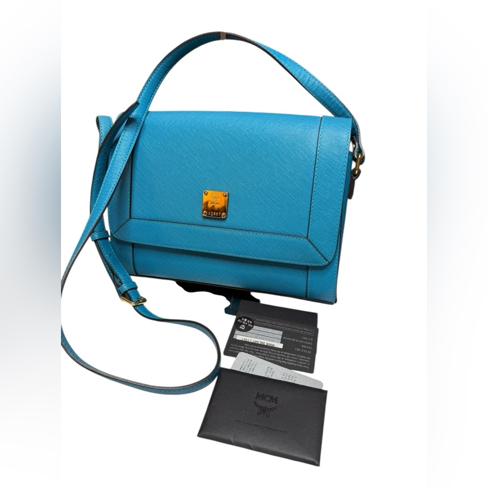 MCM Munich Crossbody Bag  Saffiano Leather – with Card